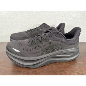 Hoka One One Bondi 9 Black Men's Size 13 D US Running Shoes (1162011-BBLC)